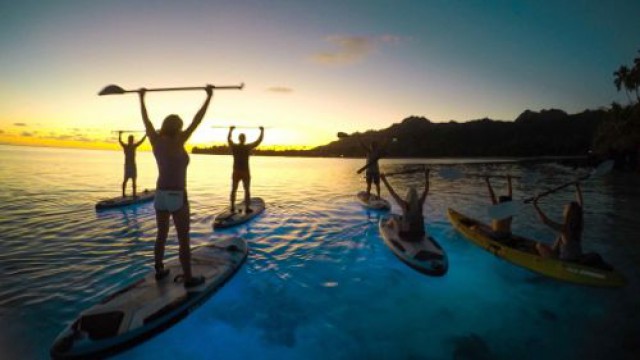 SUPカヤック・ナイトラグーンツアー